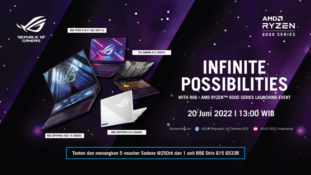 Infinite Possibilities with ROG x AMD Ryzen 6000 Series Launching Event