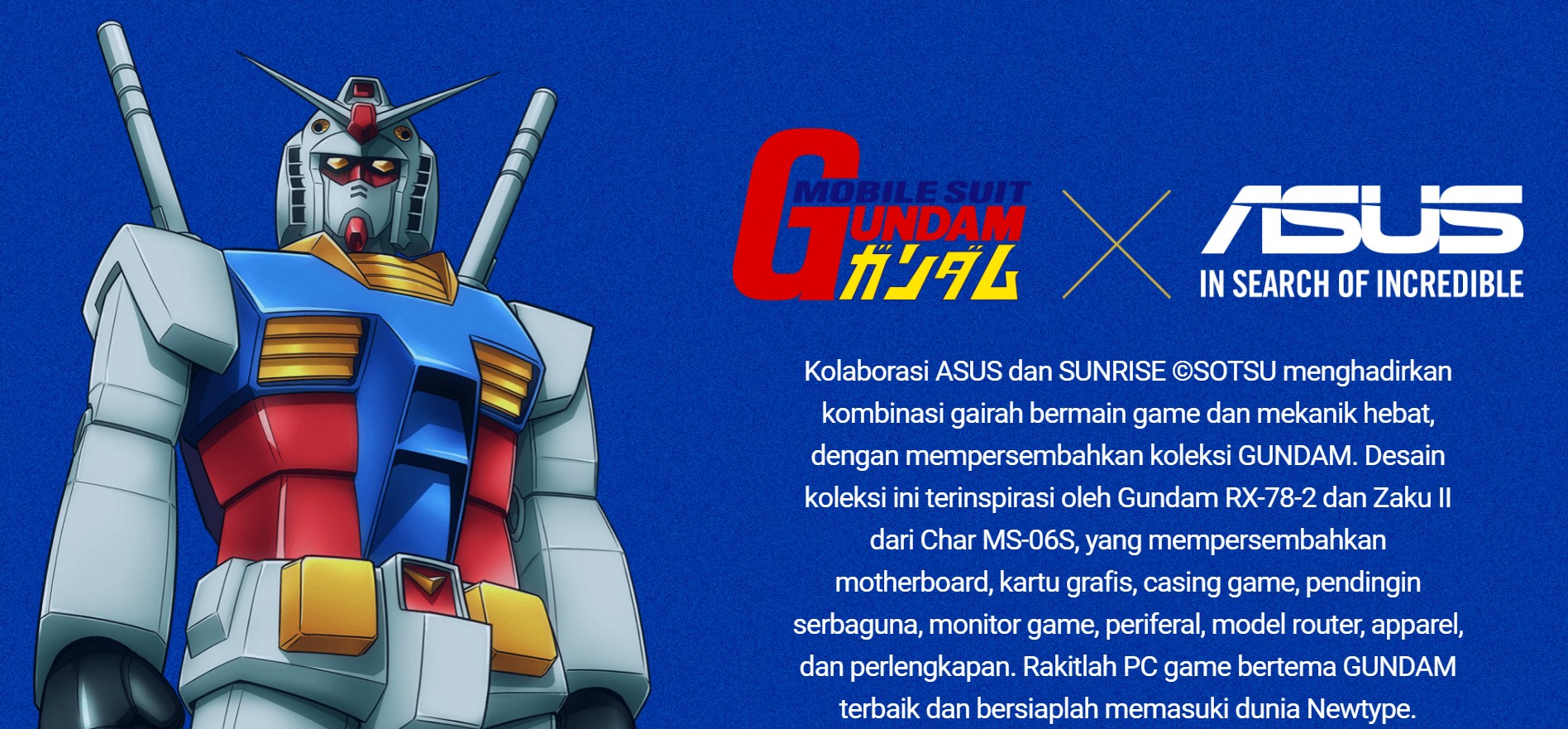ROG Gundam Edition, Produk Khusus Bernuansa Gundam