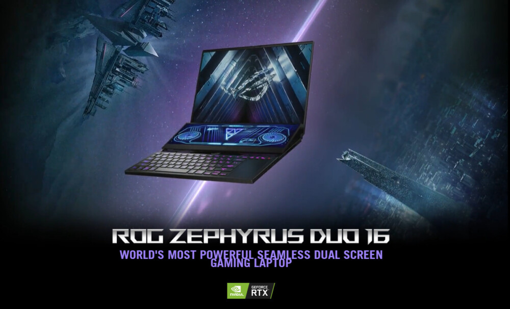 Spesifikasi Tiga Seri Laptop Gaming ASUS ROG Terbaru di Tahun 2022 - ROG Zephyrus Duo 16