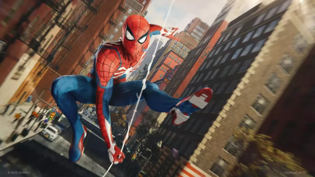 setting spider man remastered di rog ally