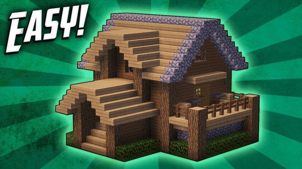 Langkah membangun rumah Minecraft simple