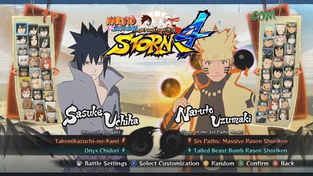 Screenshot fitur baru Naruto Storm 4