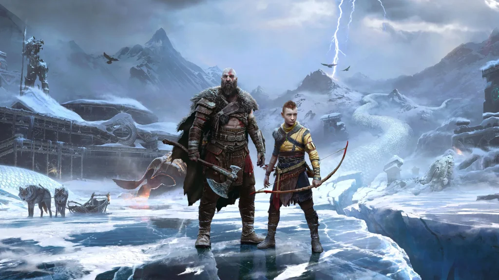 Kratos dan Atreus dalam Petualangan God of War 4