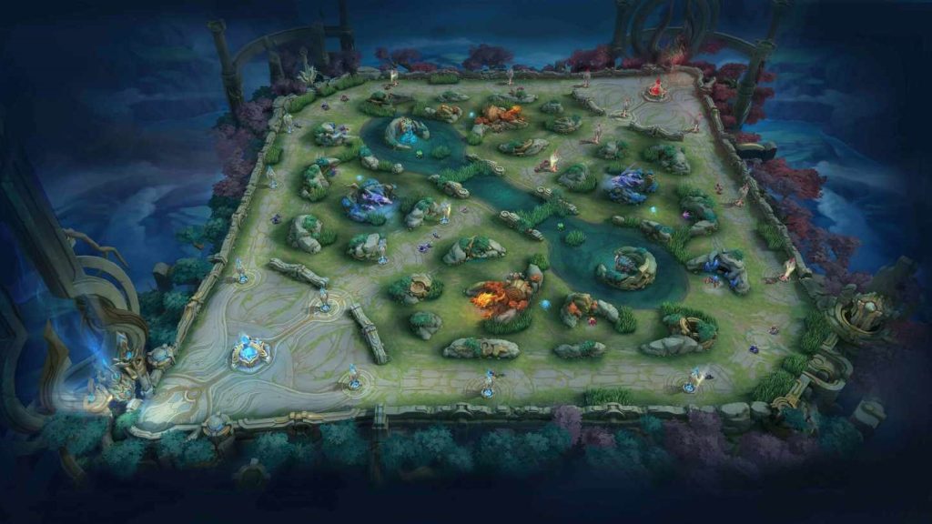 Peta Land of Dawn dalam Mobile Legends