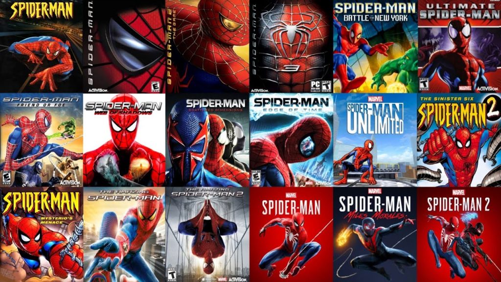 Timeline Evolusi Game Spider-Man