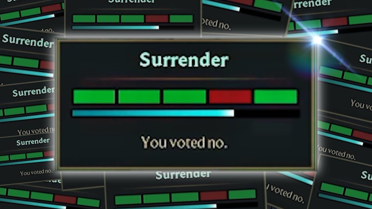arti surrender dalam game