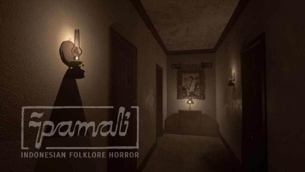 Screenshot dari salah satu game horor Indonesia yang menampilkan suasana menyeramkan