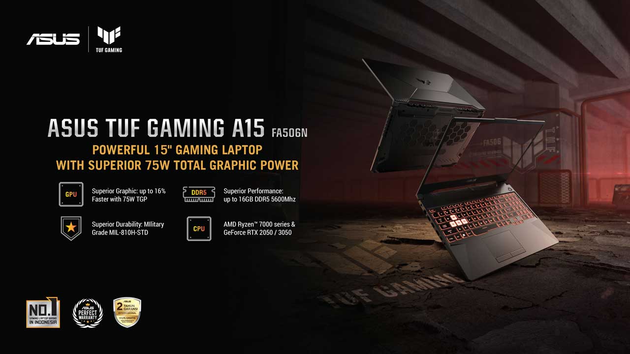 TUF Gaming A15, Laptop Gaming Rp12 Jutaan Bisa Apa Saja?