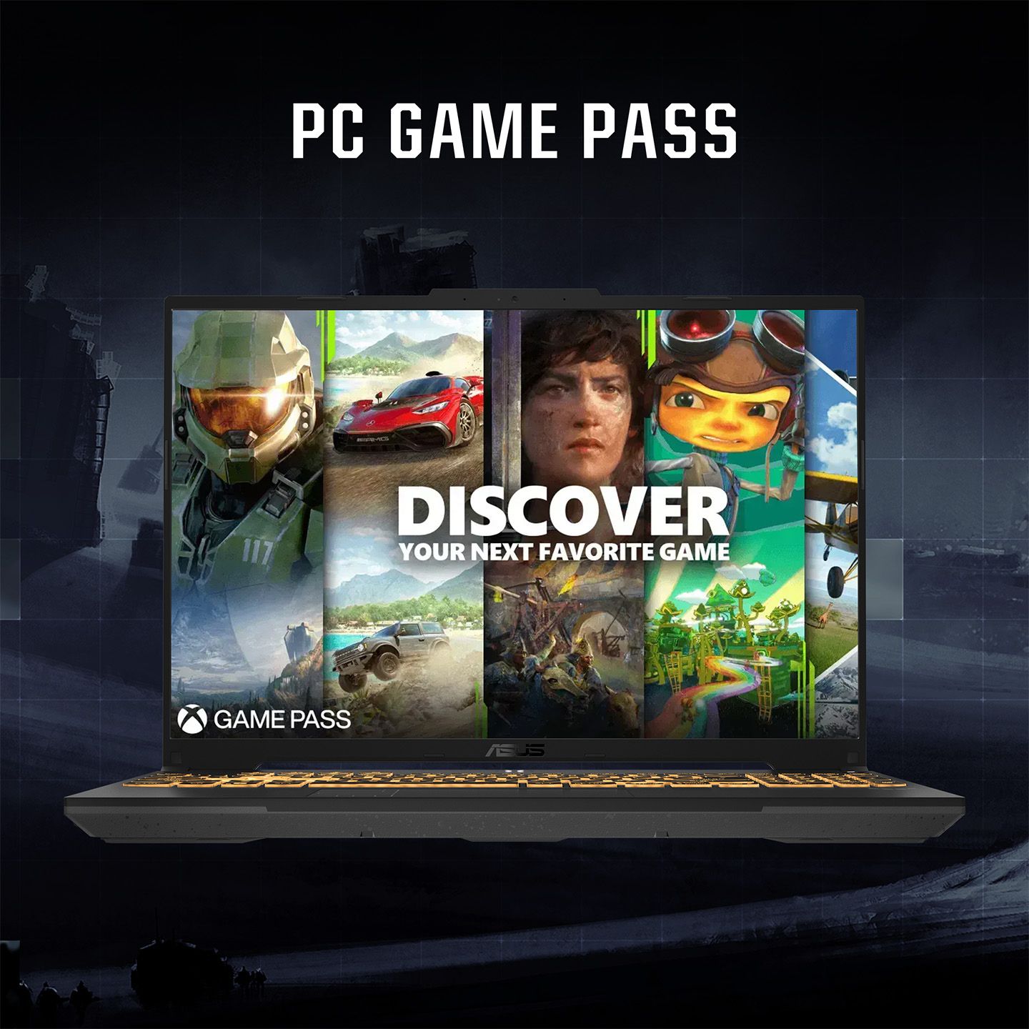 Game Pass ASUS TUF Gaming F16 FX607