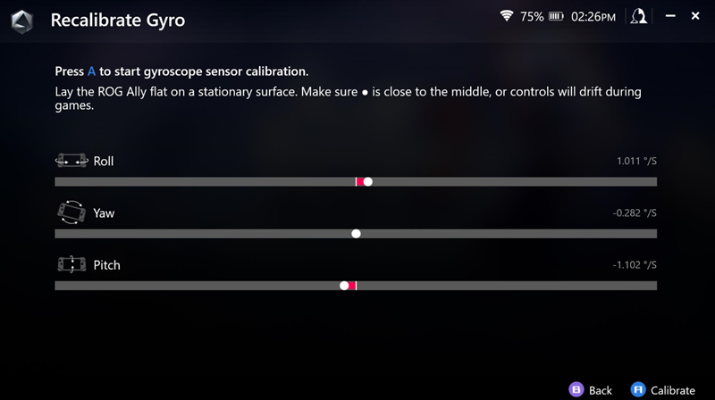Kalibrasi Gyroscope di ROG Ally untuk Performa Maksimal 2