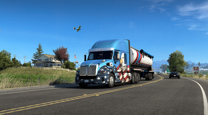 American Truck Simulator - game simulasi truk pc