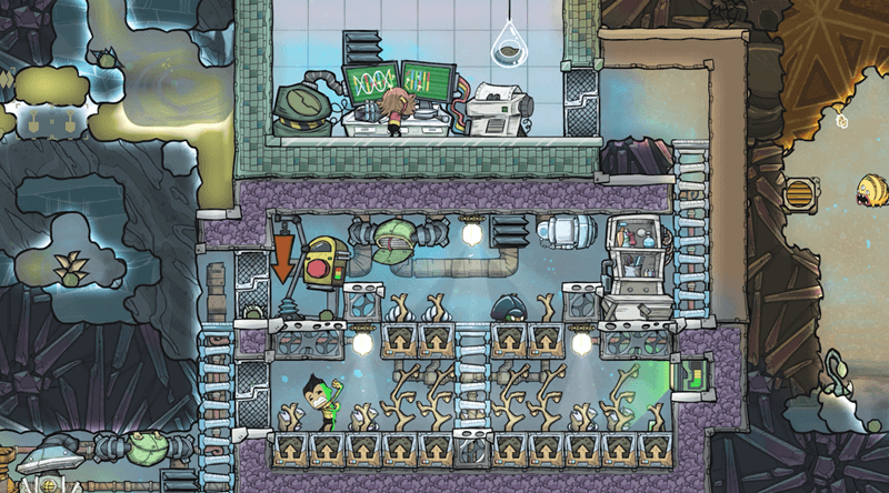 Oxygen Not Included game pc bertema luar angkasa