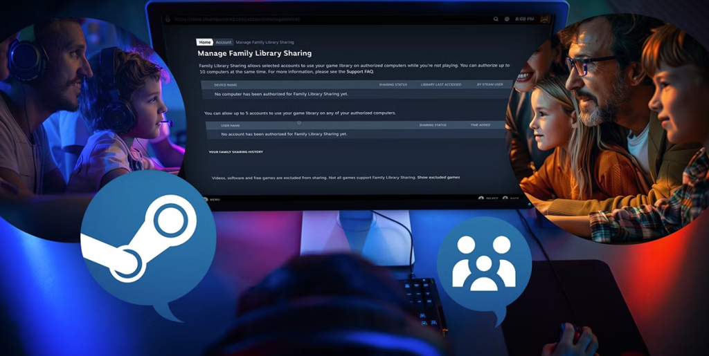 3 Cara Steam Family Sharing Lebih Hemat Tanpa Banyak Beli Game ROG 3 Cara Steam Family Sharing 1024x515 