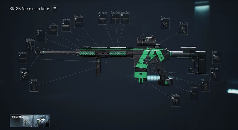 Delta Force Recon Loadout Sr25