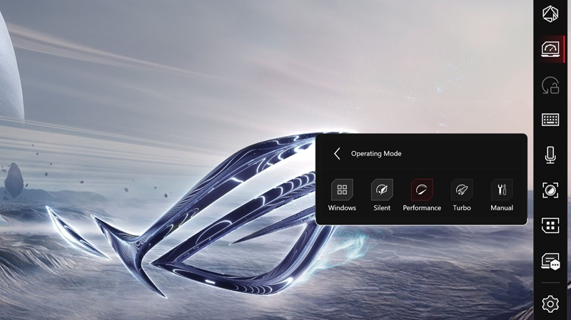 Setting ROG Flow Z13 3
