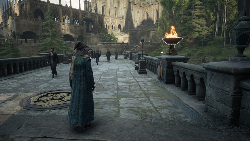Puzzle Jembatan Viaduct – tempat rahasia di hogwarts legacy