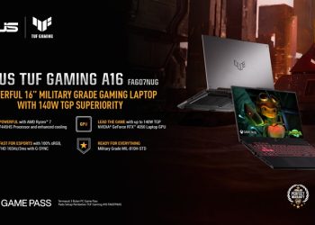 ASUS TUF gaming A16 - laptop terbaik untuk main call of duty