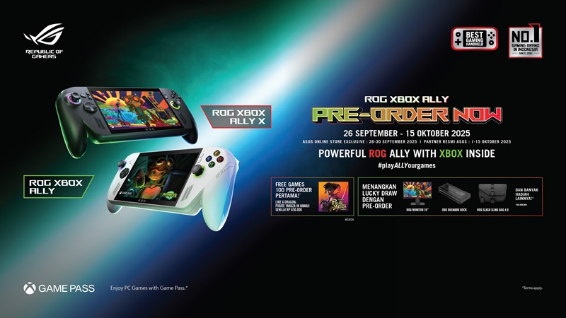 ROG Xbox Ally 2025 - handheld console terbaik 2025 2