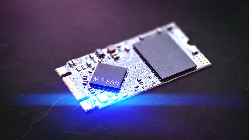 M.2 SSD memory storage
