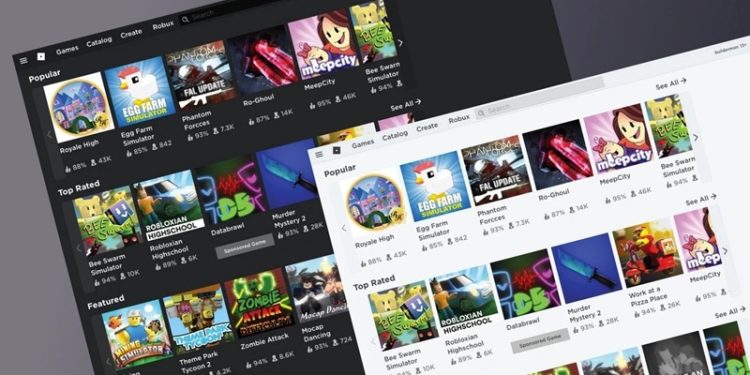 cara roblox mode gelap terang