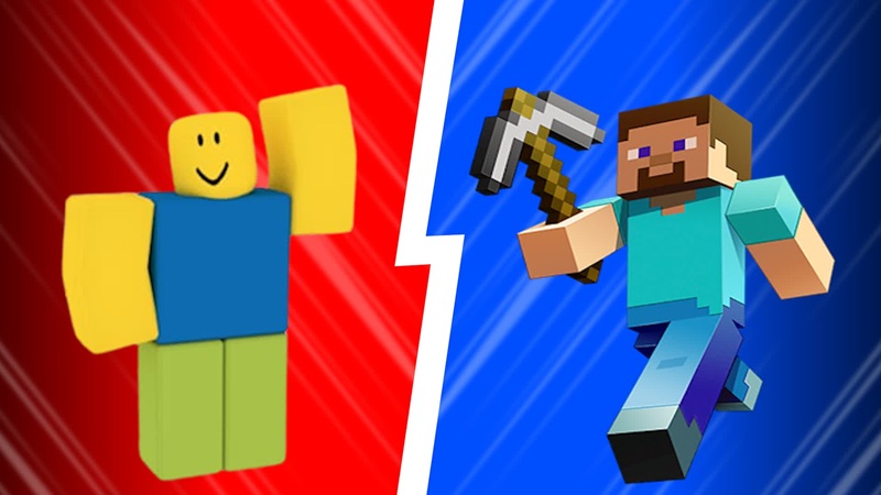 perbedaan Minecraft dan Roblox 2