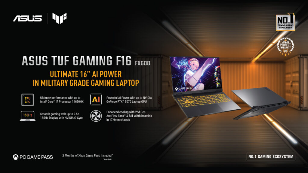 TUF Gaming F16 FX608 2026 - 1920x1080 px W11 GP