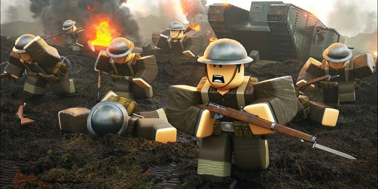 ENTRENCHED WW1 - map perang di Roblox