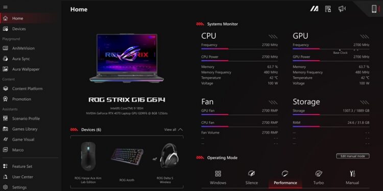 Perbedaan Mode Performance dan Turbo 1 - Cara Install Armoury Crate