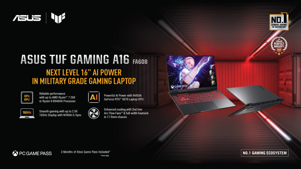 laptop TUF Gaming 20 jutaan