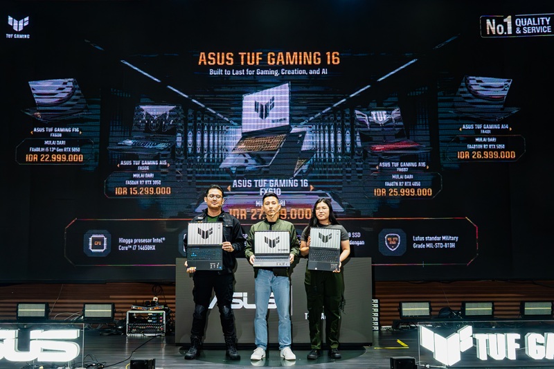 ASUS Resmi Luncurkan ASUS TUF Gaming 16 (FX610) di Indonesia, Laptop Gaming Paling Worth-It dengan Ketangguhan Military-Grade